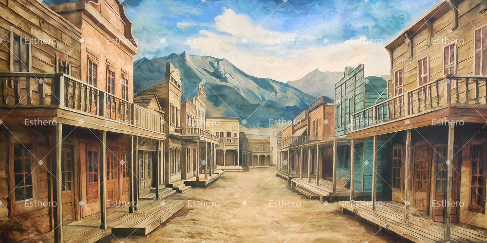 Toile de fond Theatre Ville Western TWW511-T11