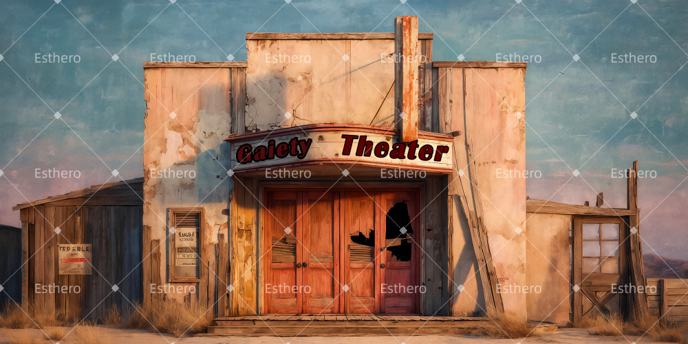 Fond de Scène Théâtre Extérieur Du Théâtre Gaiety TWW511-T47
