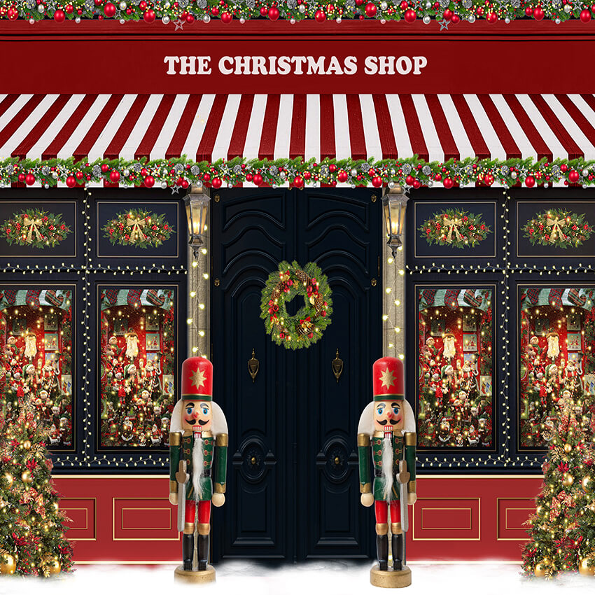 Casse-Noisette Noël Boutique Photo Studio Toile de Fond D1002