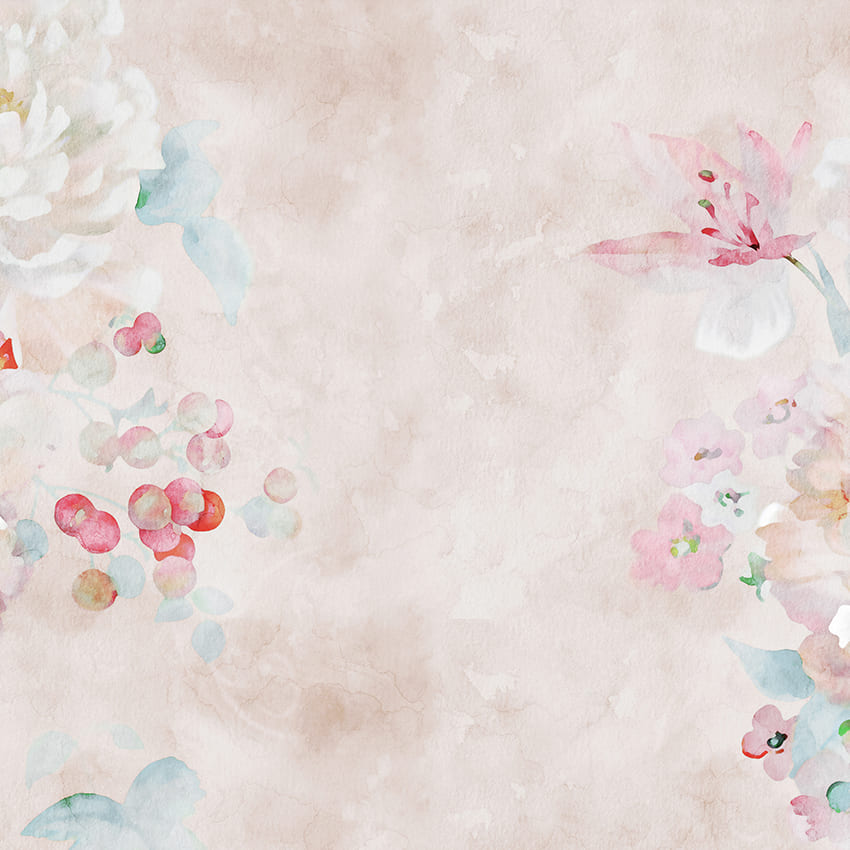 Fondo floral abstracto de flores artísticas D1010