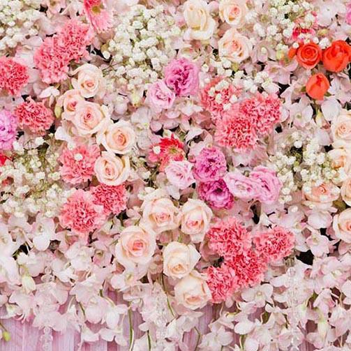 Toile de fond de fleur rouge pour Photo Studio G-185
