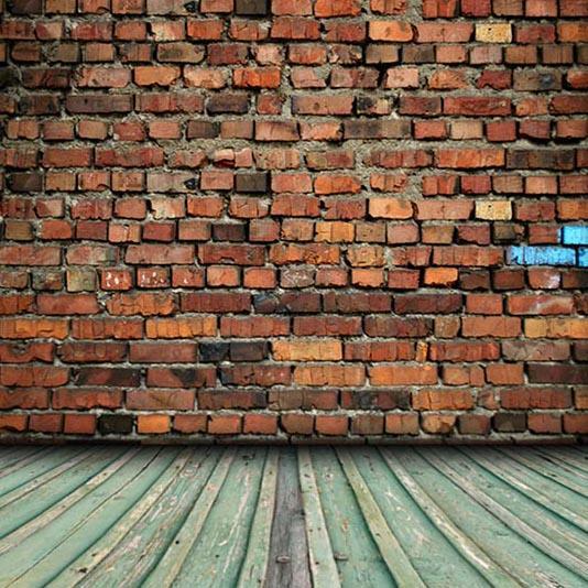 Toile de fond de Mur de briques grunge pour la photographie de portrait G-344