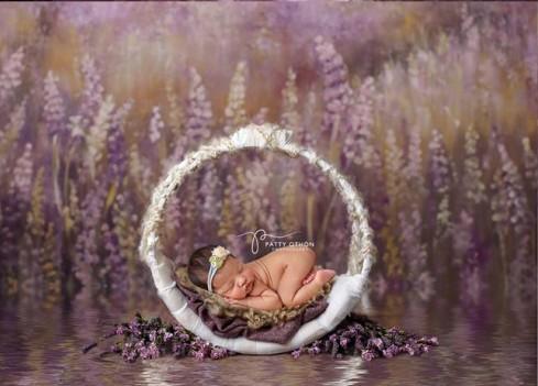 Blurry Style Newborn Baby Photography Backdrop  G-904