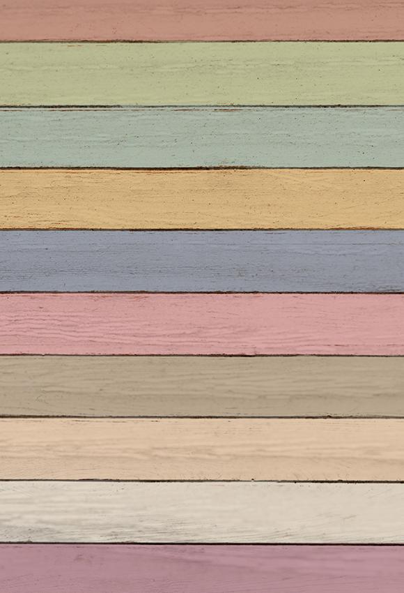 Toile de fond de photo d'art en bois coloré J03795