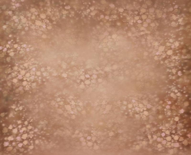 Abstract  Flowers Texture Blurry Brown Backdrop for Photo Booth NB-044