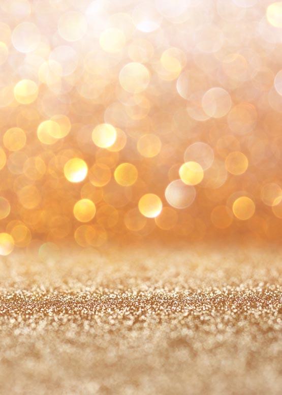 Beautiful Golden Dots Bokeh Portrait  Backdrop for Photo Booths S-1157