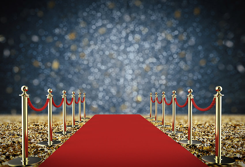 Tapis Rouge Corde Barrière Bokeh Scène Toile de Fond SH-996